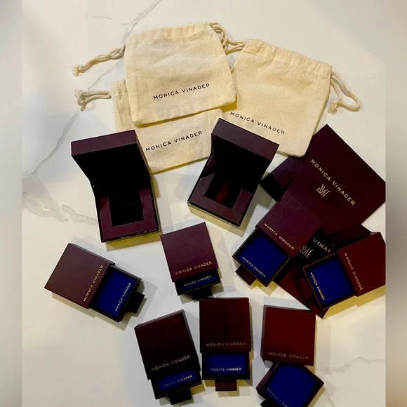 Bundle of Monica Vinader boxes & pouches - Picture 4 of 5